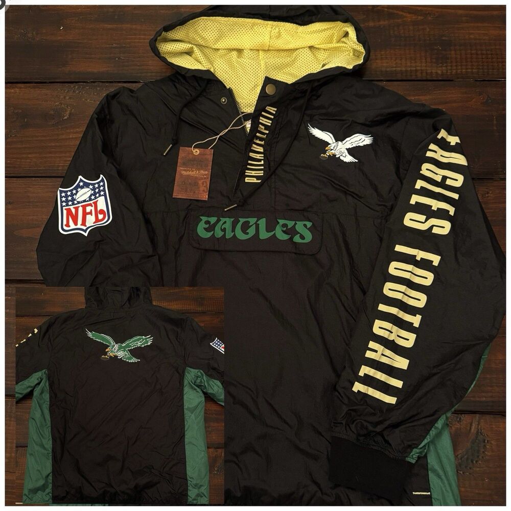 Mitchell & Ness Philadelphia Eagles Retro Team OG 2.0 Anorak Jacket
